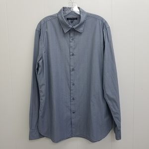 John Varvatos Stripe Long Sleeve Button Up Shirt